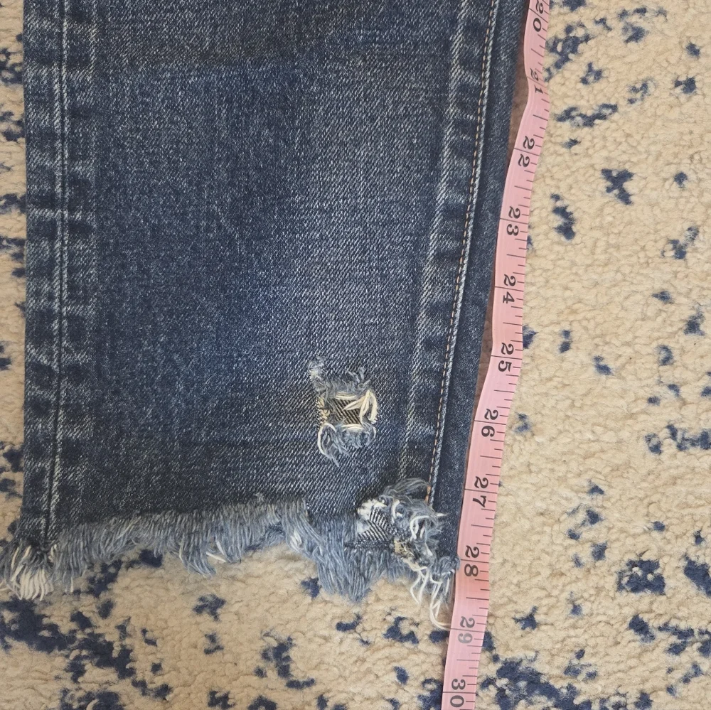 Moussy Dark Blue Ankle Jeans - Picture 7 of 9